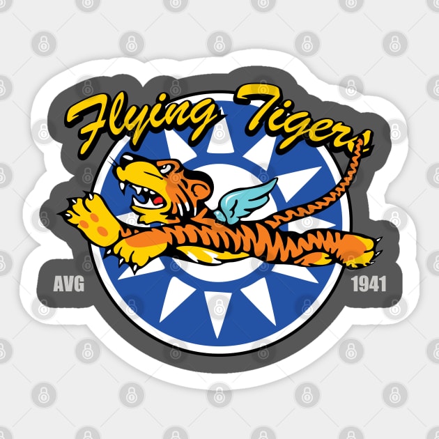 Flying Tigers Sticker by TCP